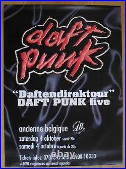 DAFT PUNK original concert poster'97 french touch