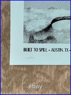 DAVID WELKER Austin Texas 2013 BUILT TO SPILL Concert SCREEN PRINT Poster S/N