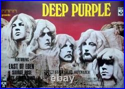 DEEP PURPLE 1971 Plakat In Concert In Rock Tour Poster Offenbach