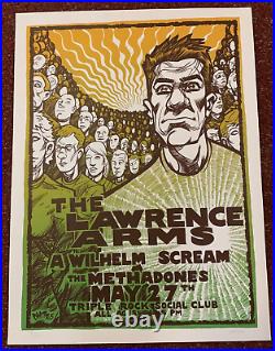 DWITT 2005 The Lawrence Arms Concert Poster S&N @ Triple Rock Social Club