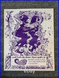 Dan Hicks Concert Poster 1968 San Francisco
