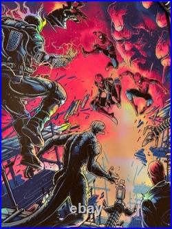Dan Mumford Spider-Man No Way Home FOIL Variant Screen Print Poster XX/50 BNG