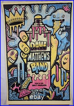 Dave Matthews Band 2016 Tour Concert Poster N2 Camden, NJ 6/25 231/975 VIP