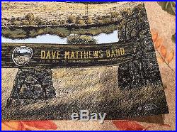 Dave Matthews Band Concert Poster Gorge 2014 Signed AP N1 DMB