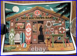 Dave Matthews Band Concert Poster WPB-26 ShowithWeekend Poster Authentic #516/800