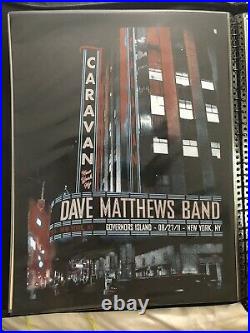 Dave Matthews Band Methane Studios Concert Poster Governors Island NY