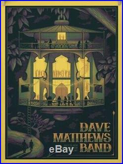 Dave Matthews Band Official Concert Poster July 19, 2019 Charlotte NC Signed AP