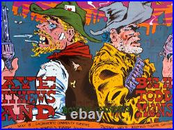 Dave Matthews Band Original Concert Poster From 1995 Dueling Cowboys