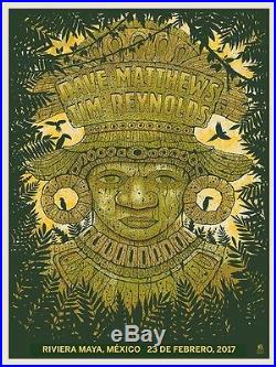 Dave Matthews Tim Reynolds Methane Maya Mexico 2/23 2017 N1 Concert Poster Print