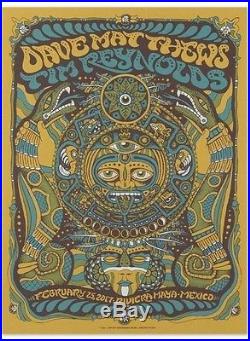 Dave Matthews & Tim Reynolds Night #3 Concert Poster, Rivera Maya 2/25/17 #608