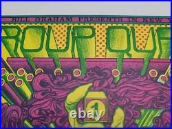 David Byrd Concert Poster 7x11 NY Bill Graham Fillmore East May 1968 GroupQuake