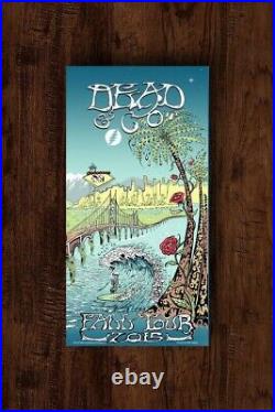 Dead & Company 2015 US Fall Tour Surf Triptych LTD AP Concert Poster 12x24