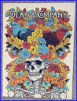 Dead & Company 2018 Summer Tour Vip Silkscreen Concert Poster Signed Vogl