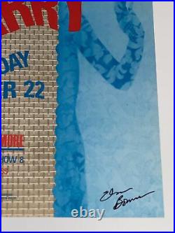 Deborah Harry Signed Original Concert Poster San Francisco Fillmore 1989