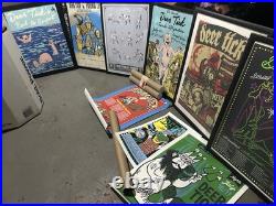 Deer Tick Band Original Concert Poster Lot (9) Newport Folk Providence R. I