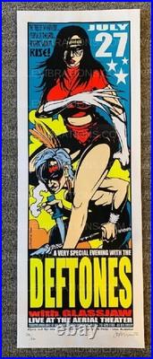 Deftones Concert Poster Houston 2000 Jermaine Rogers