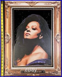 Diana Ross Black Velvet Hollywood Bowl 2013 Concert Poster KII ARENS 18 x 24