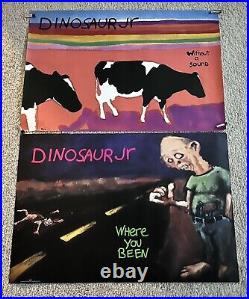 Dinosaur Jr Lot of 2 Posters Where You Been Without A Sound Concert Tour 24 x 36