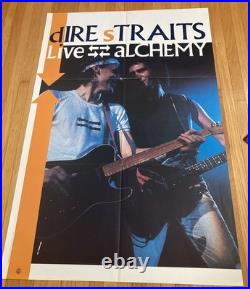 Dire Straits 1984 Concert Vintage Record Store Poster 23x35 live alchemy