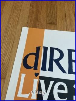 Dire Straits 1984 Concert Vintage Record Store Poster 23x35 live alchemy