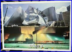 Disney Concert Hall Frank Gehry Architecture Poster Art Los Angeles Circa 2003