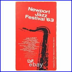 Duke Ellington Nina Simone 1963 Newport Jazz Festival Concert Poster