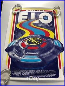 ELO Jeff Lynne 2018 Tour Concert Poster Limited Edition Hand Numbered