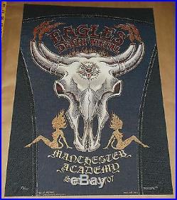 Eagles Of Death Metal jean jacket EMEK silkscreen concert poster 2006