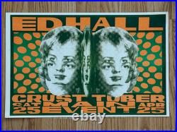 Ed Hall Crust Tuber 505 E 5th 1992 Original Concert Poster