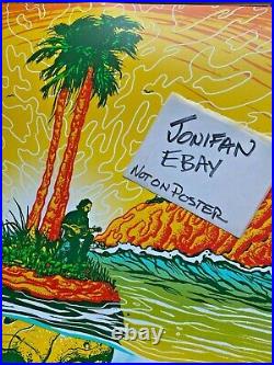 Eddie Vedder Pearl Jam Concert ScreenPrint Poster Ohana 2020 SE Munk One Mint