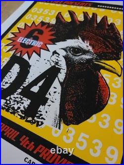 Electric 6 Concert Poster Providence RI 2003 by Pete Cardoso