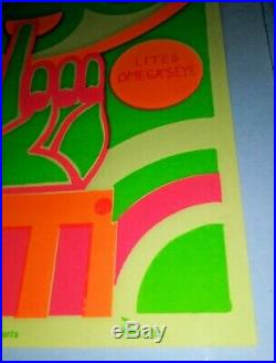 Electric Flag, Traffic & Steppenwolf (1968) First Printing Concert Poster MINT
