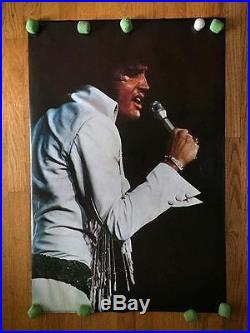 Elvis Presley Original Promo Poster 1972 Concert Vintage