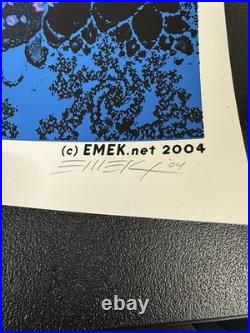 Emek Original Signed 2004 Eagles of Death Metal LE Silkscreen Concert Poster