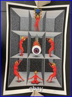 Emek Signed Original LE The Six String Muses of Rock Silkscreeen Poster 132/150