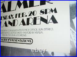 Emerson Lake & Palmer Elp 1974 74 Vintage Concert Nos Rock Poster -nice