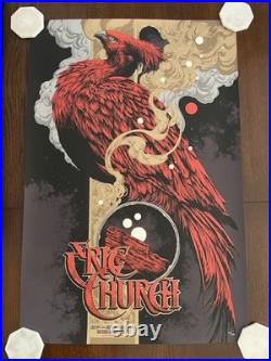 Eric Church 2025 Red Rocks Concert Poster Limited Edition #737/1370