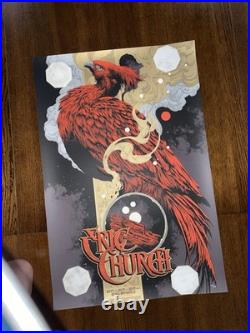 Eric Church 2025 Red Rocks Concert Poster Limited Edition #737/1370