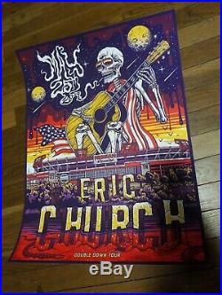 Eric Church Concert Poster Nashville, TN May 25 5/25/2019 AE Signed/60 Mint