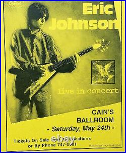 Eric Johnson 1997 Cain's Ballroom Tulsa Original Concert Posters Lot Of (2)