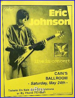 Eric Johnson Original Concert Posters Cains Ballroom 1997 Tulsa