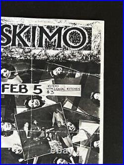 Eskimo Carnal Kitchen Starry Plough Berkeley Original Concert Poster