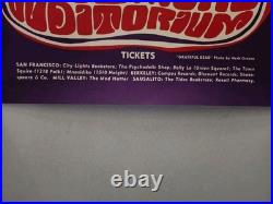 Extremely Rare Original Grateful Dead/Jefferson Airplane Pre- Concert Poster