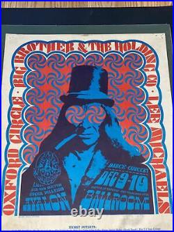 FD 5 1st Printing AOR Avalon Ballroom Original 1966 Concert Poster