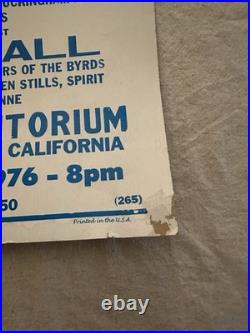 FLEETWOOD MAC 1976 SAN BERNARDINO Concert poster 14x22 Vintage Rock Promo