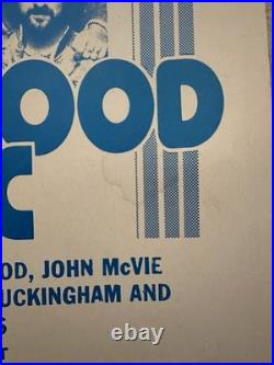 FLEETWOOD MAC 1976 SAN BERNARDINO Concert poster 14x22 Vintage Rock Promo