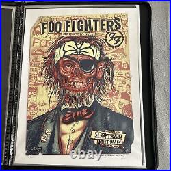FOO FIGHTERS Chula Vista 2015? Concert Poster #289/375 By Zoltron SEE PHOTOS