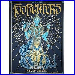 FOO FIGHTERS Tour Concert Poster TAMPA, FL 4/25/2018 Numbered 197/350