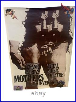 FRANK ZAPPA MOTHERS INVENTION 1970 German A1 concert poster GUNTHER KIESER