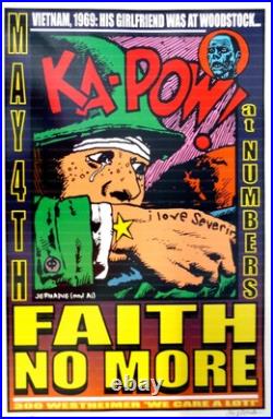 Faith No More Concert Poster 1998 Jermaine Rogers Houston